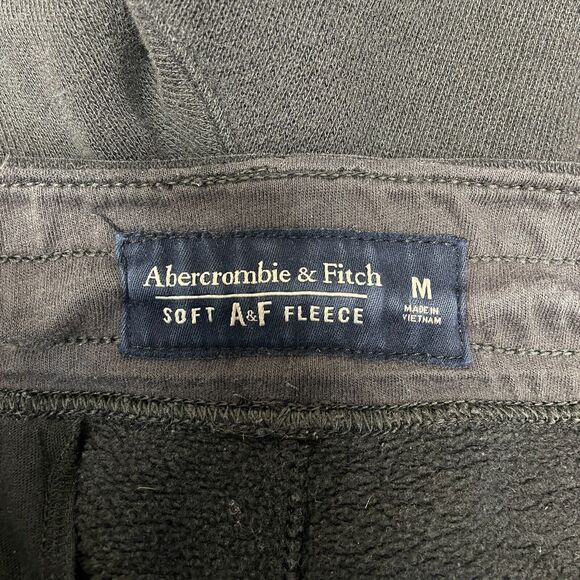 Abercrombie & Fitch Men Soft A&F Fleece Jogger Pants Sweatpants Medium M268 -18 - Picture 9 of 16